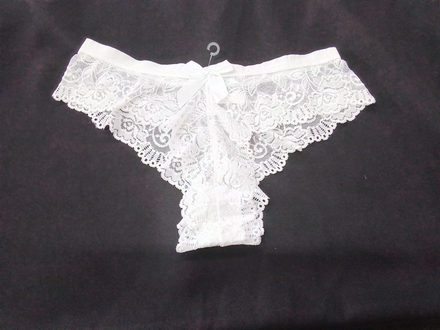 Panty con Moño Grande y Encaje "Vision"